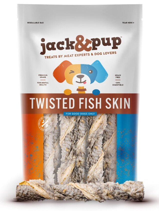 Crispy Twisted Fish Skins - 8 Pack