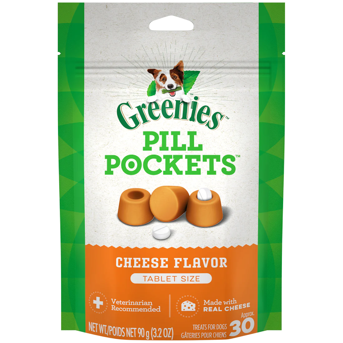 Greenies Pill Pockets - Cheese Flavor Tablet