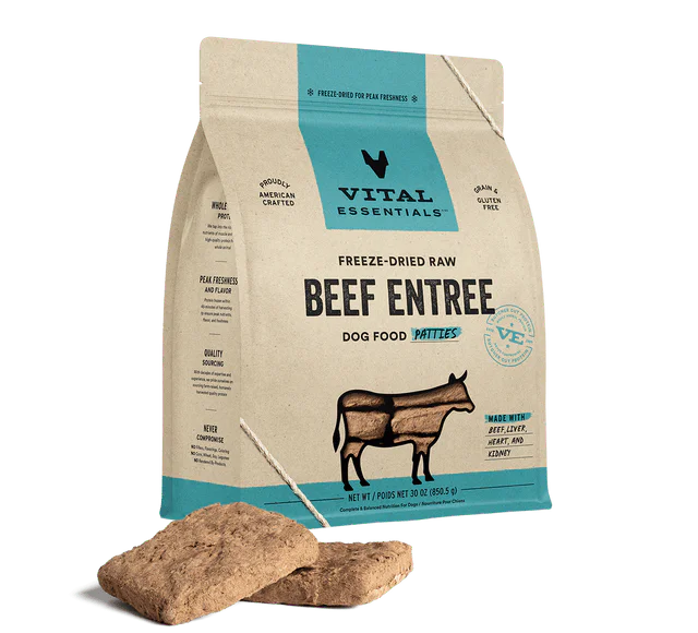 Freeze Dried Beef Entrée Patties