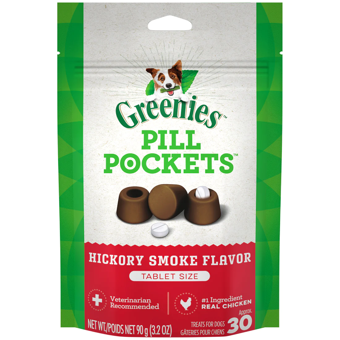 Greenies Pill Pockets - Hickory Smoke Flavor Tablets