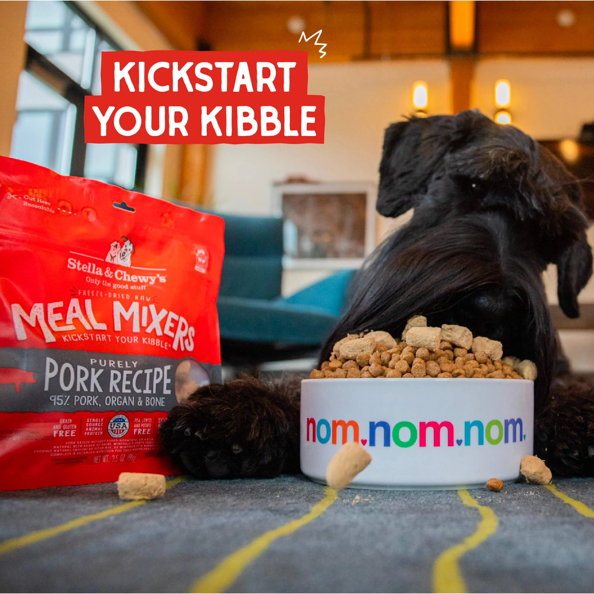Freeze Dried Purely Pork Meal Mixer