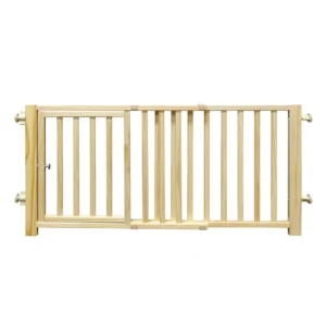 Walk Over Wood Gate with Door