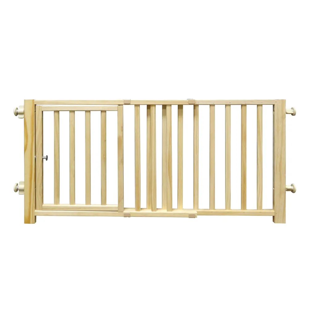 Walk Over Wood Gate with Door