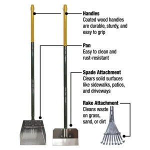 Wee-Wee Rake, Spade & Pan
