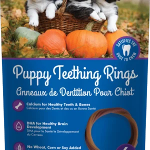 PUPPY TEETHING RING-PUMPKIN