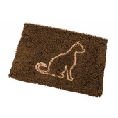 CLEAN PAWS CAT MAT - BROWN