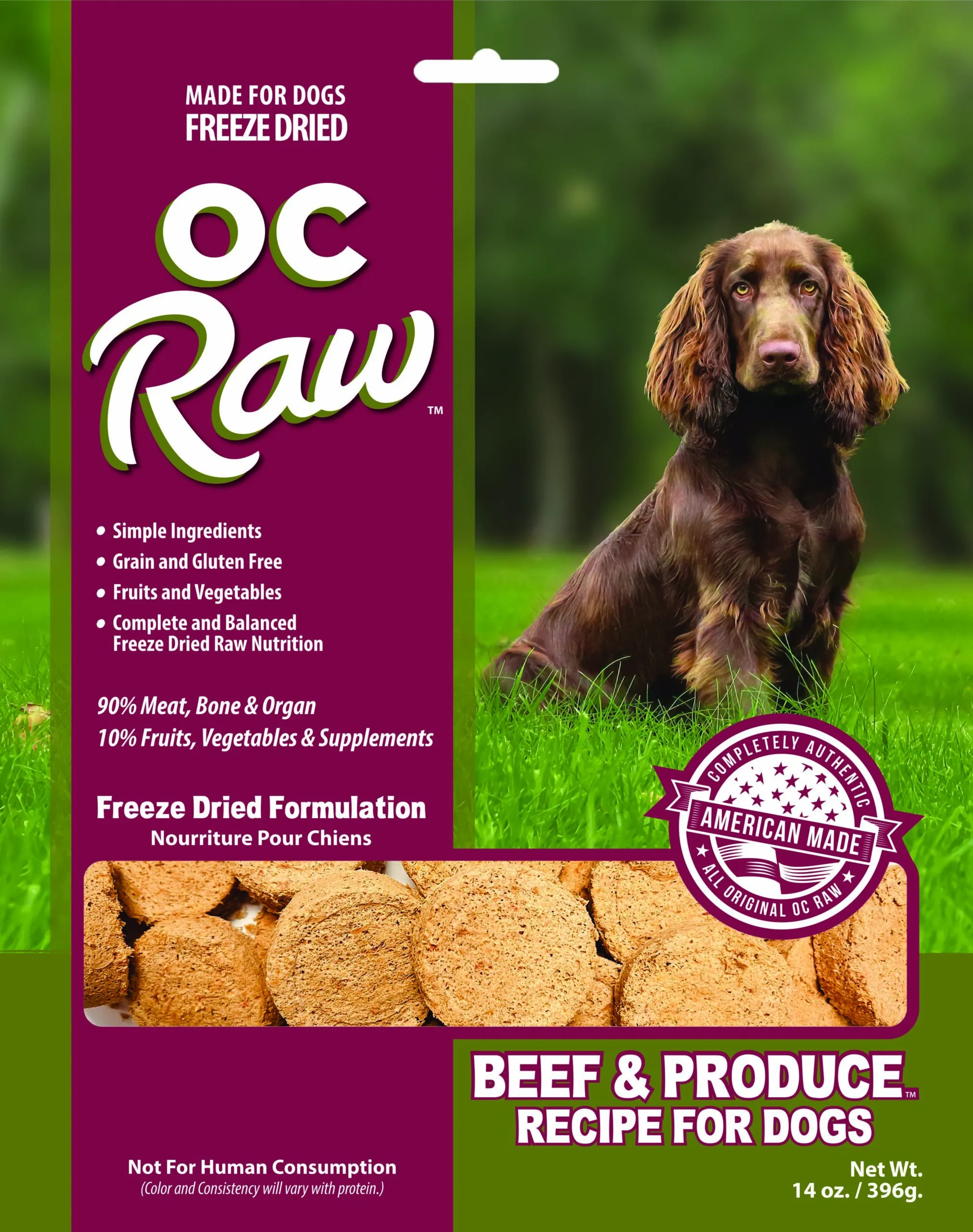 Freeze Dried Sliders Beef & Produce