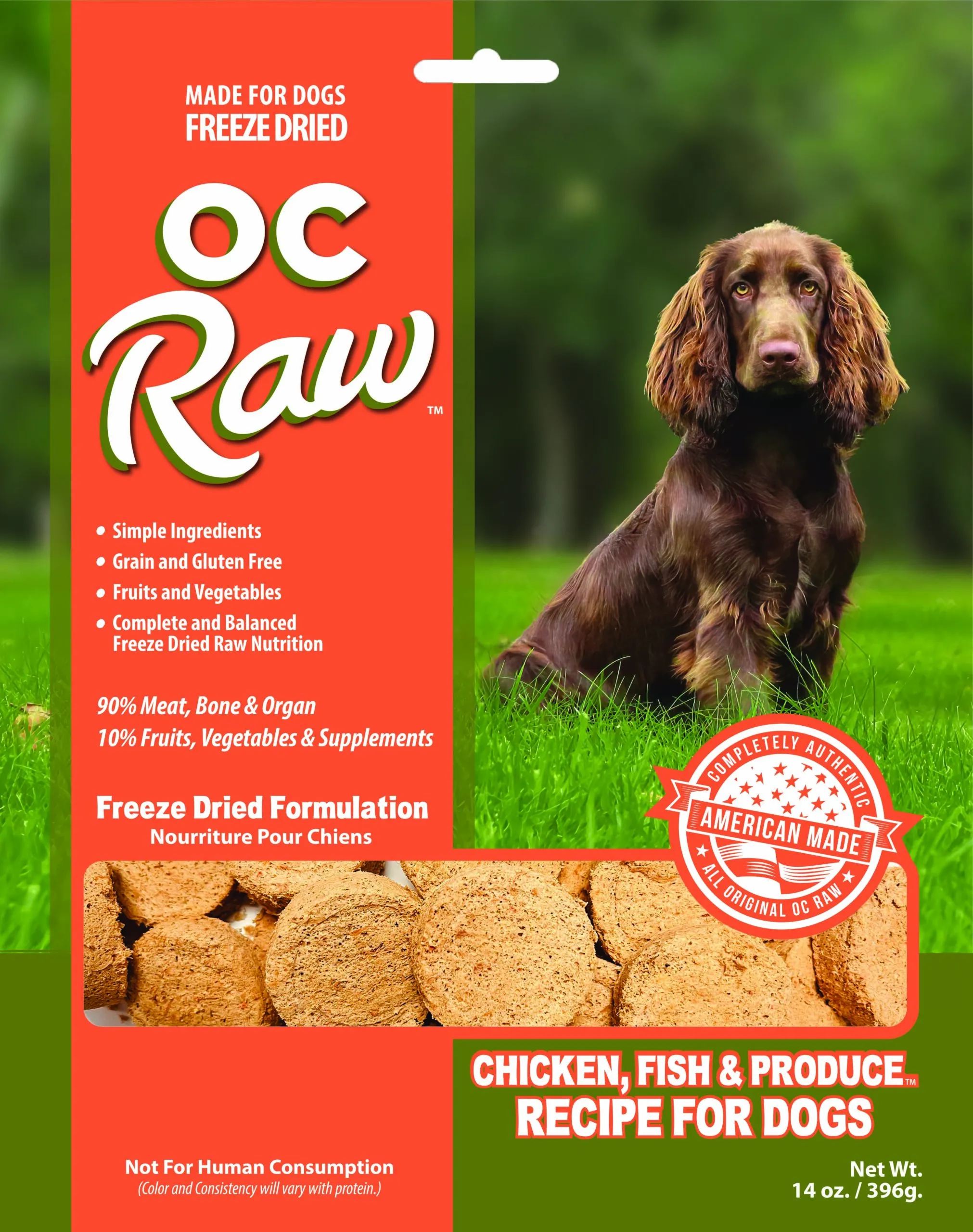 Freeze Dried Sliders Chicken, Fish & Produce