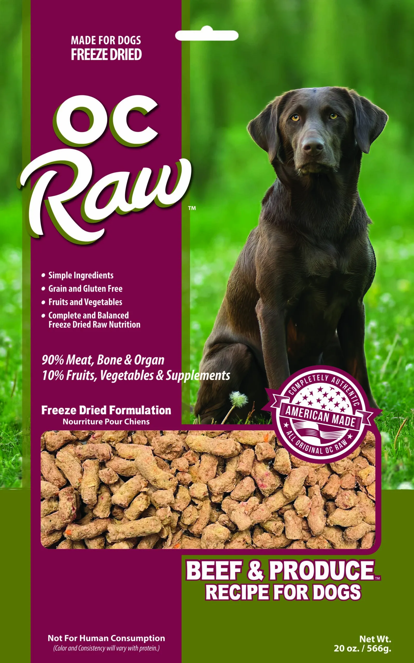 Freeze Dried Rox Beef & Produce