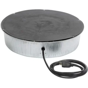 Galvanized Heater Base for Poultry Fountains