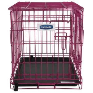 Puppy Crate 2 Door Wire Pink