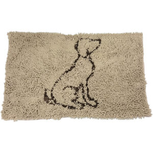 CLEAN PAWS MAT - TAN - MEDIUM*