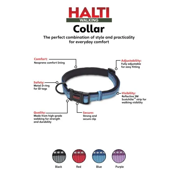 HALTI Collar (8" - 12") - Blue