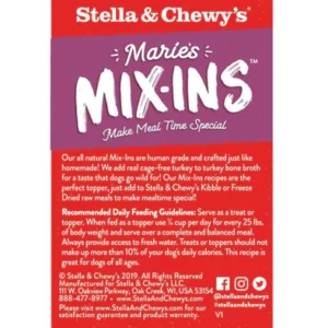 Marie's Mix Ins Cage-Free Turkey & Pumpkin