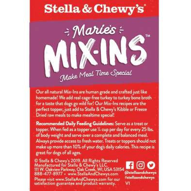 Marie's Mix Ins Cage-Free Turkey & Pumpkin