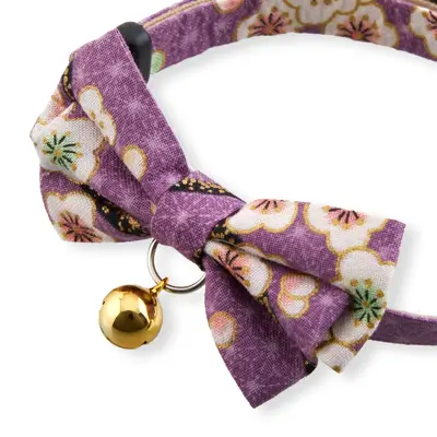 Hanami Bow Tie Cat Collar - Lavender