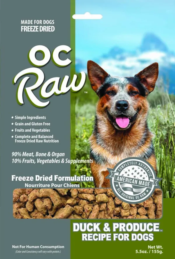 Freeze Dried Rox Duck & Produce