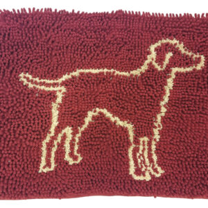 CLEAN PAWS MAT- BERGUNDY-LARG*