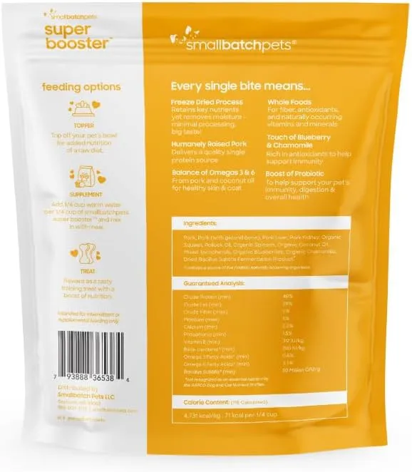 Freeze Dried Pork Super Boosters