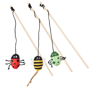 LOVE THE WOOD INSECT TEASEWAND