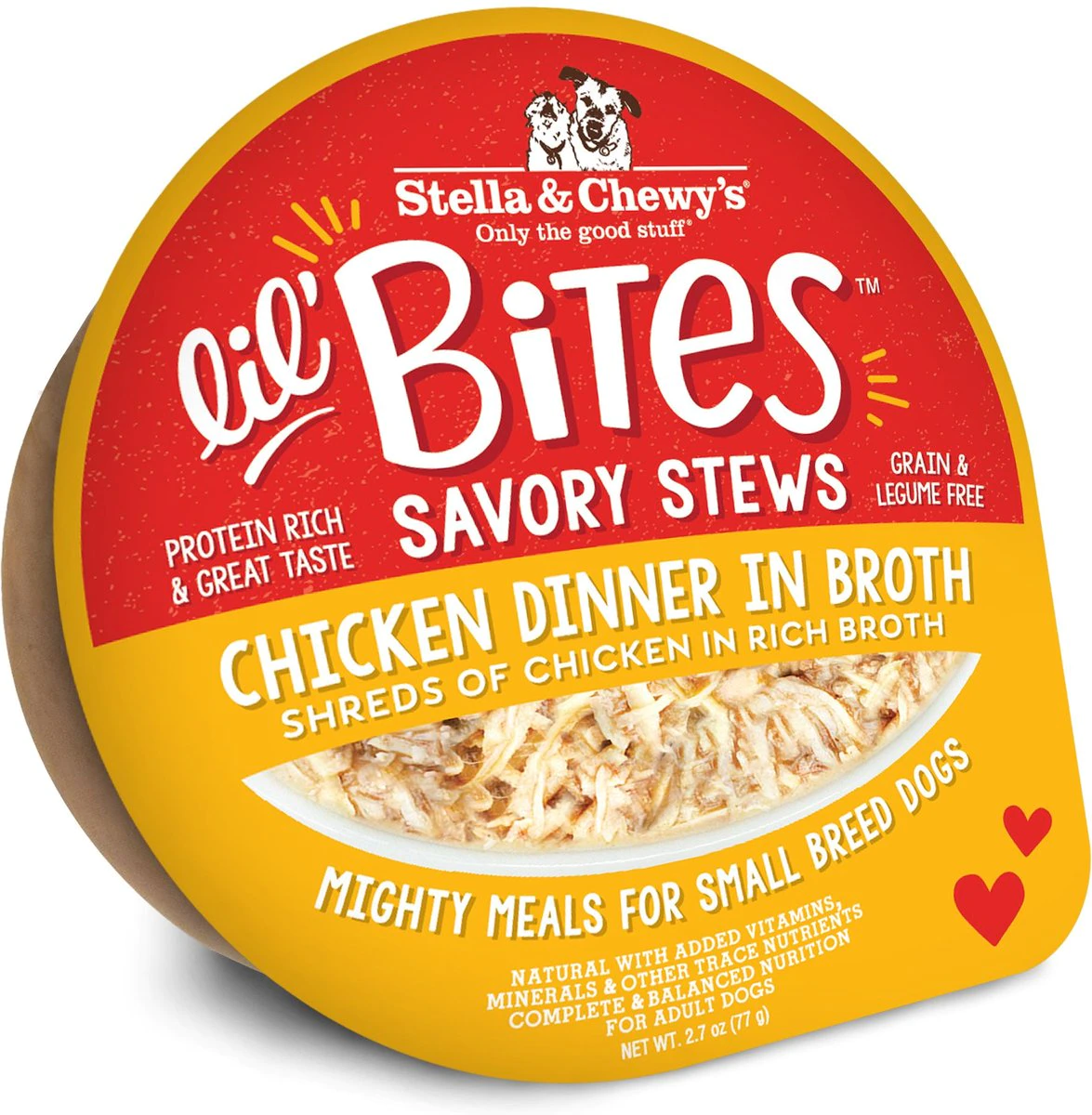 Lil' Bites Savory Stews Chicken Dinner in Broth
