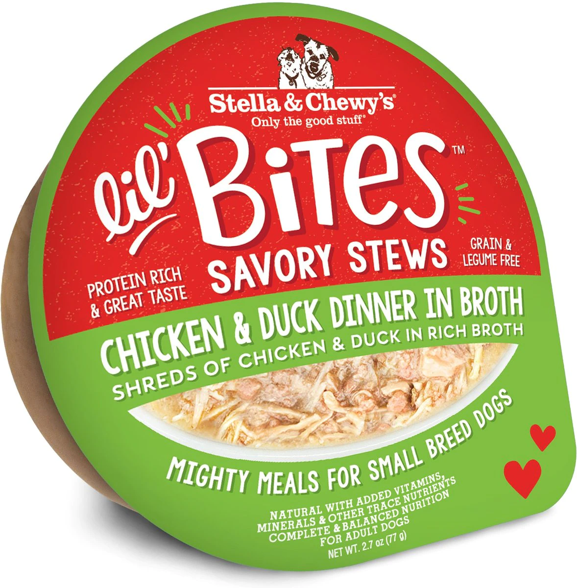 Lil' Bites Savory Stews Chicken & Duck Dinner in Broth