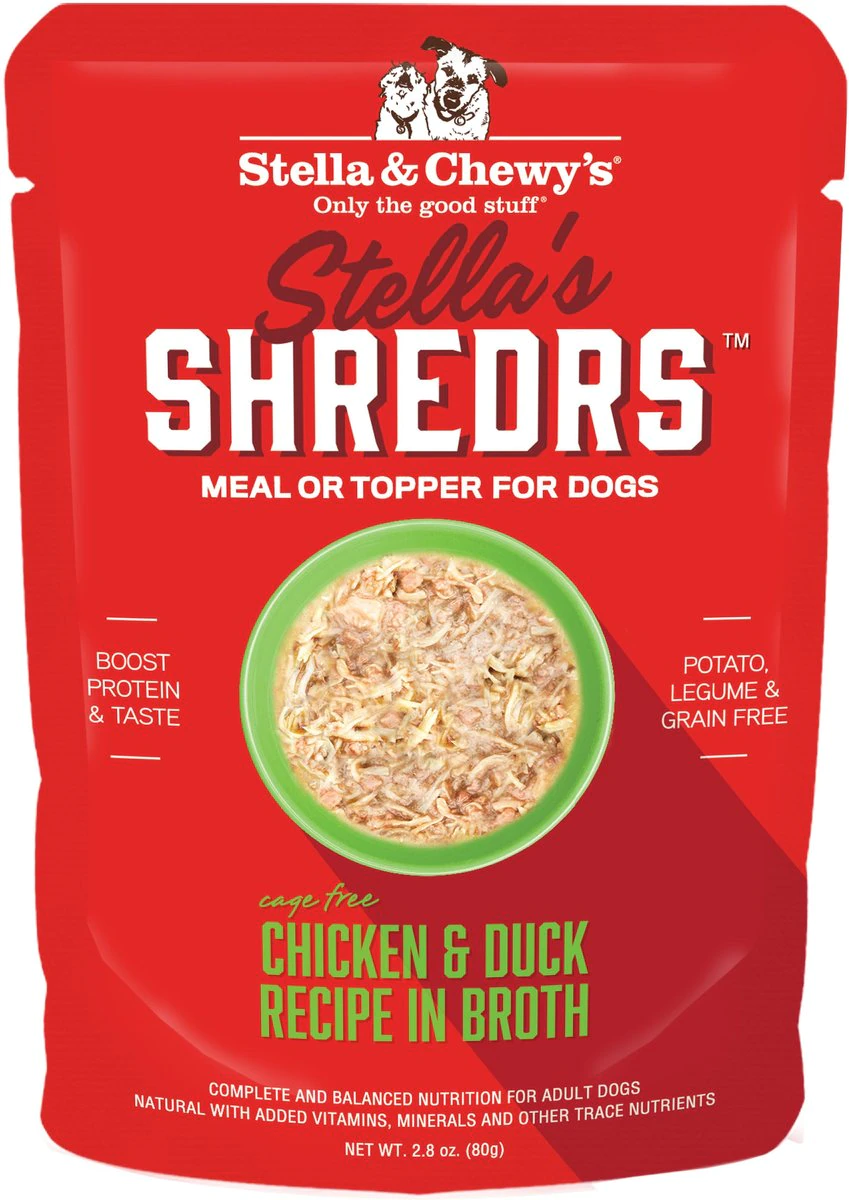 Stella's Shredrs Cage-Free Chicken & Duck in Broth