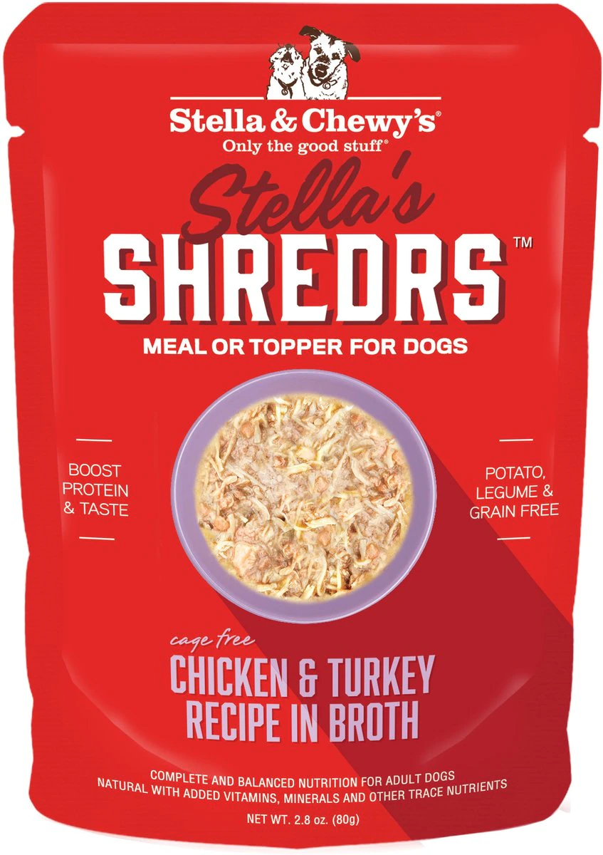 Stella's Shredrs Cage-Free Chicken & Turkey in Broth