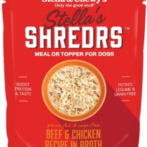 Stella's Shredrs Grass-Fed & Cage-Free Beef & Chicken in Broth