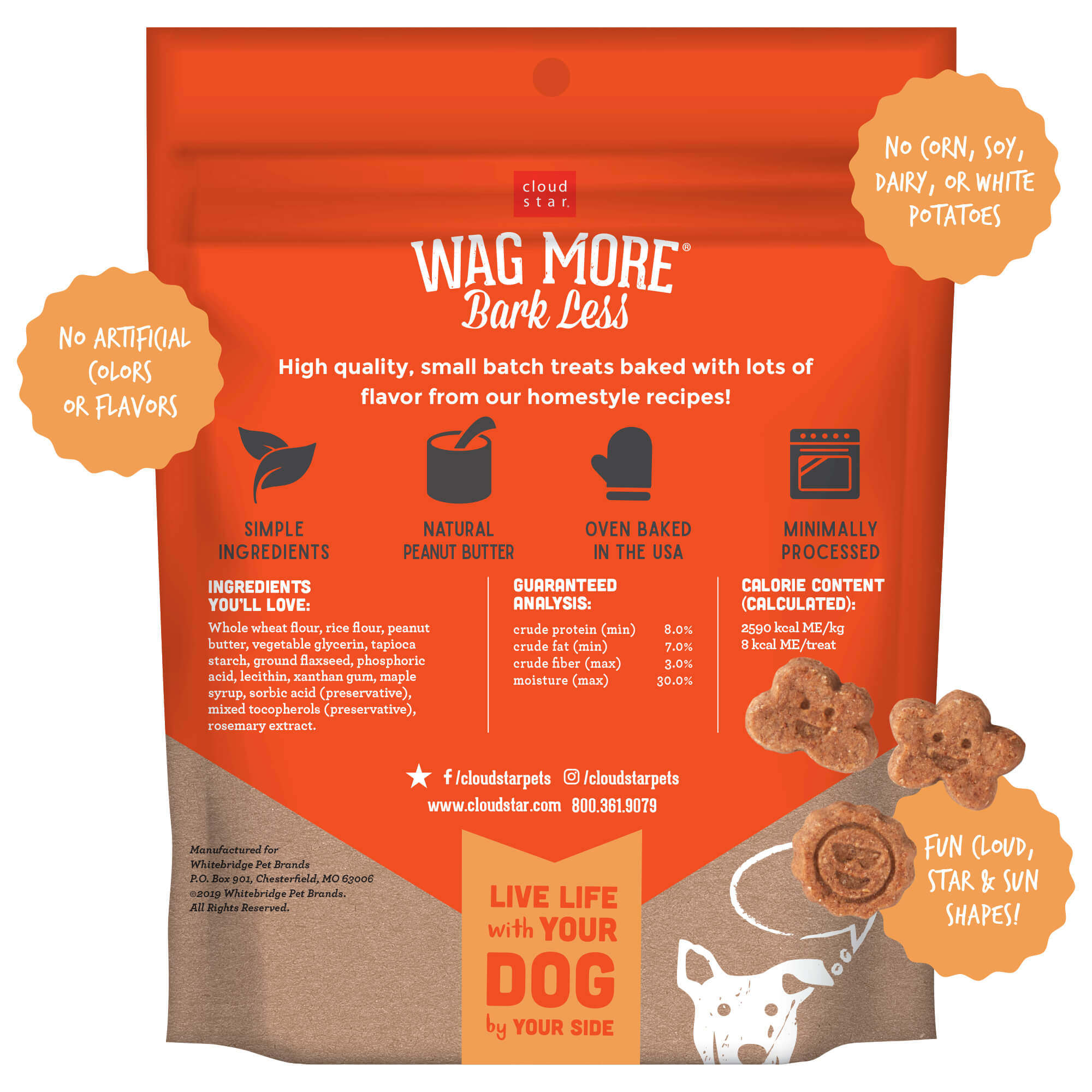 Wag More Bark Less® Original Soft & Chewy Creamy Peanut Butter