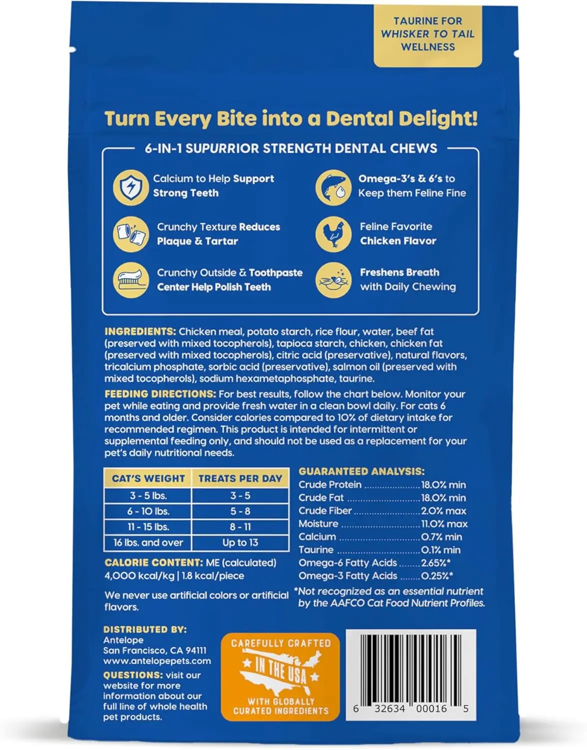 Strengthening Dental Chews - Chicken Flavor