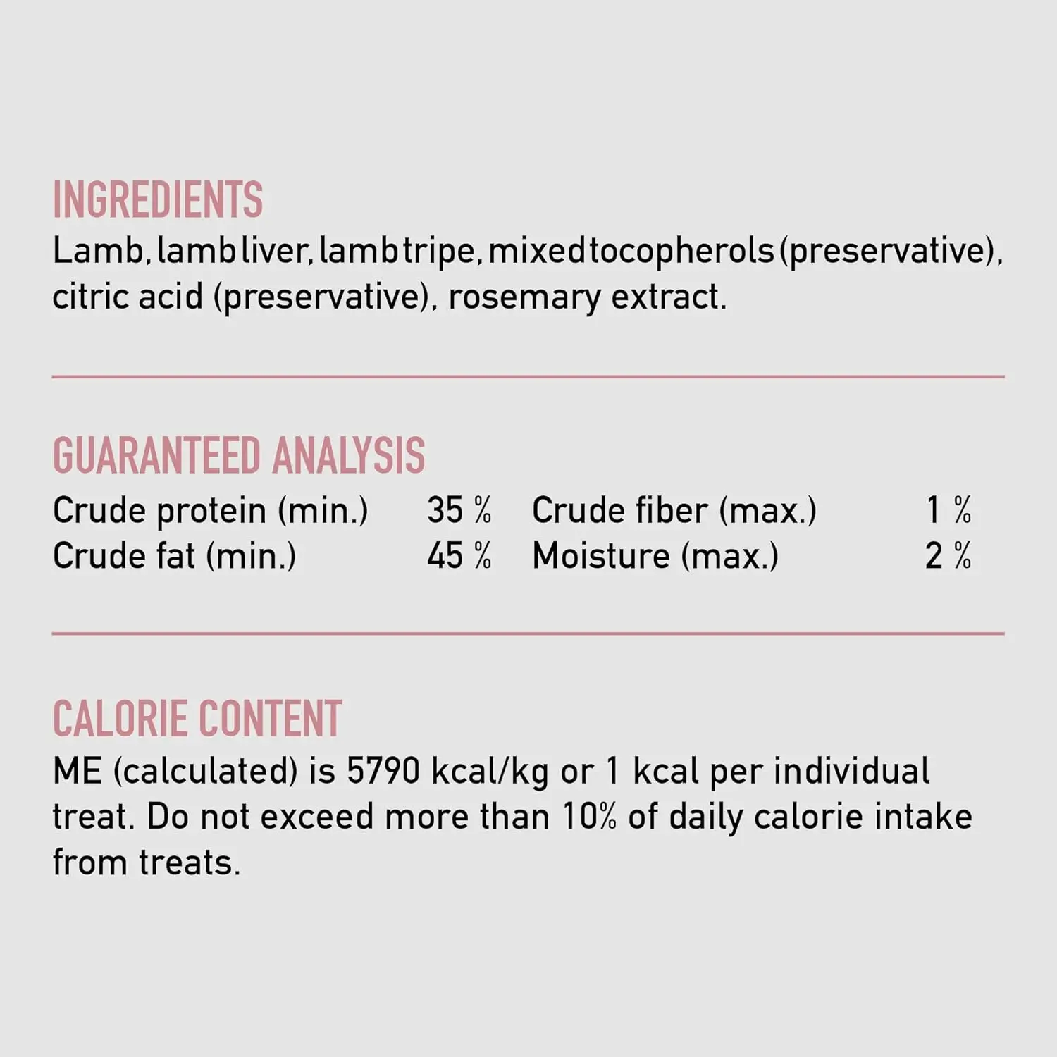 Freeze-Dried Treats - Lamb Recipe