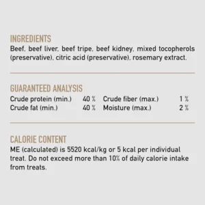 Freeze-Dried Treats - Beef Recipe