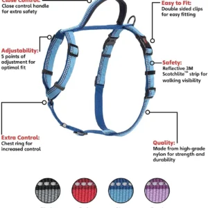 HALTI Walking Harness (chest 26" - 30") - Blue