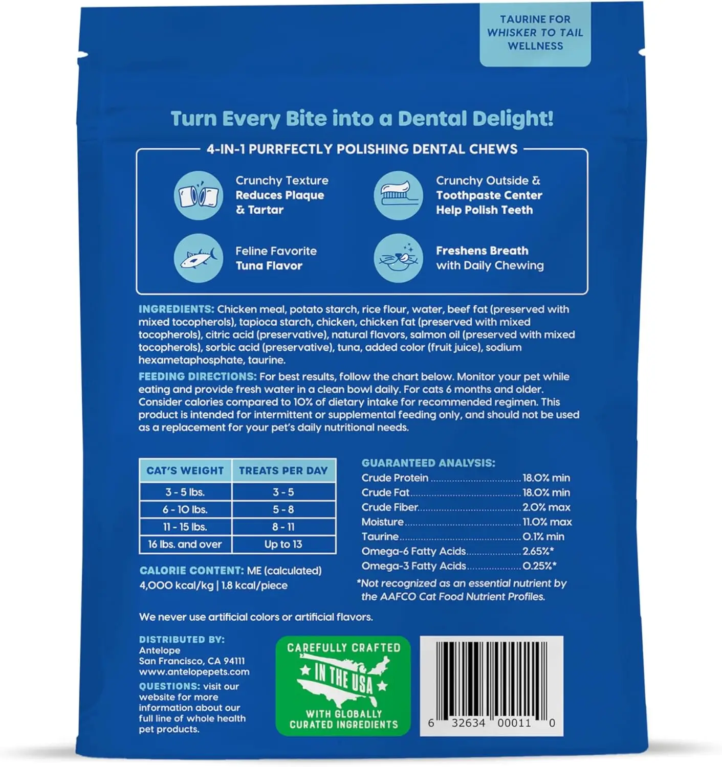 Cleaning Dental Chews - Tuna Flavor