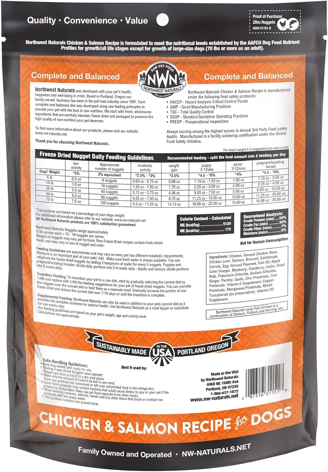 Freeze Dried Chicken & Salmon Nuggets