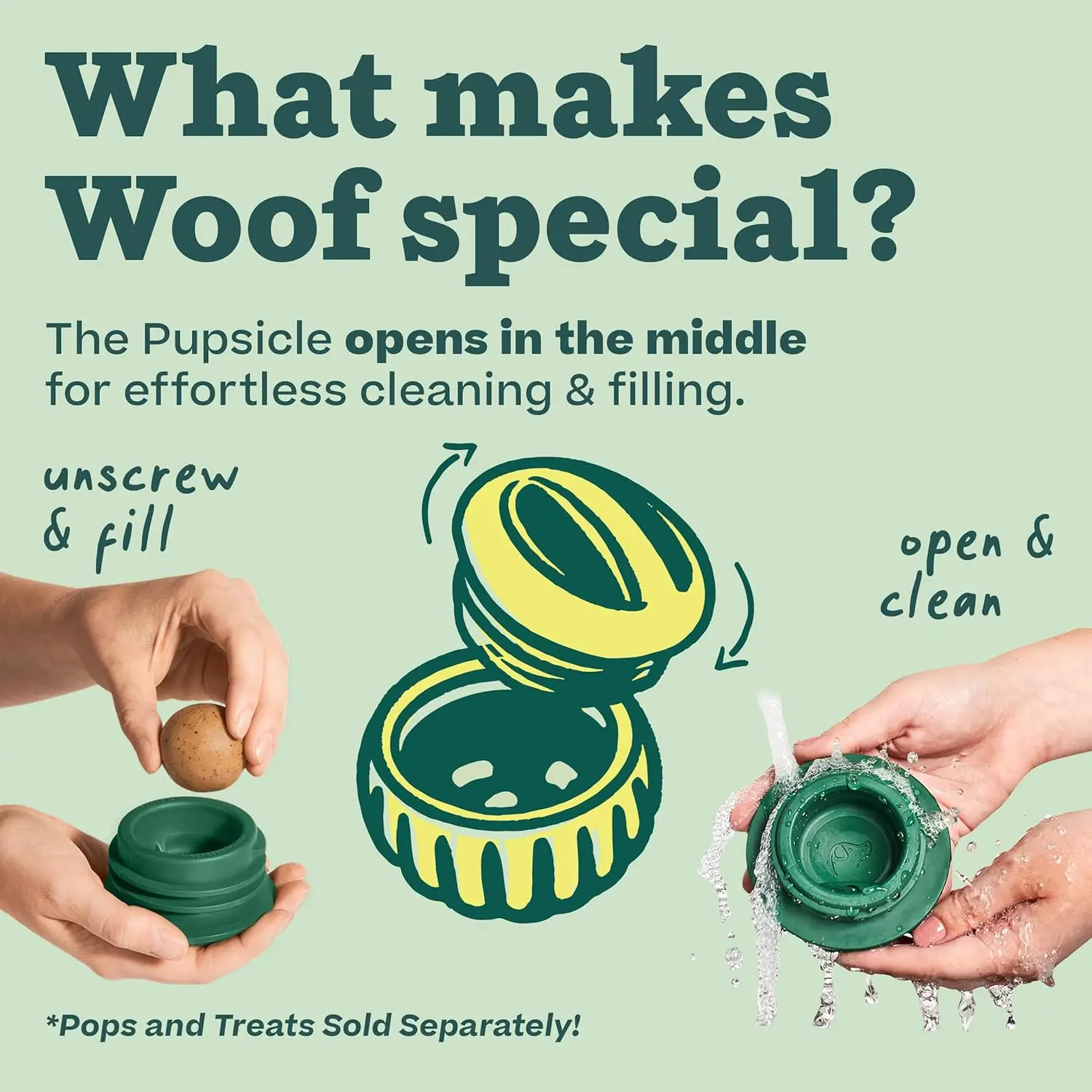 Pupsicle Toy - Green