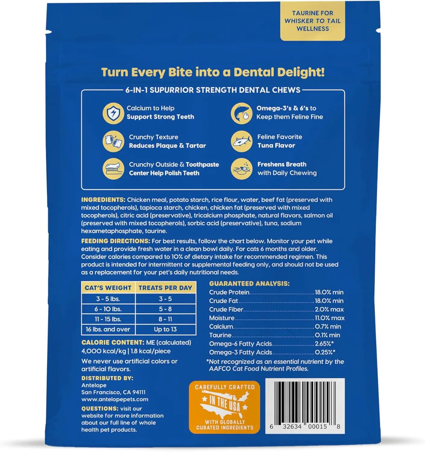 Strengthening Dental Chews - Tuna Flavor