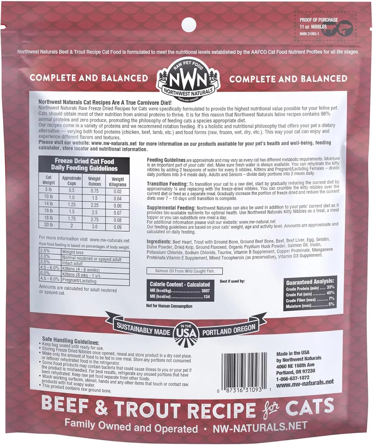 Freeze Dried Beef & Trout Nibbles