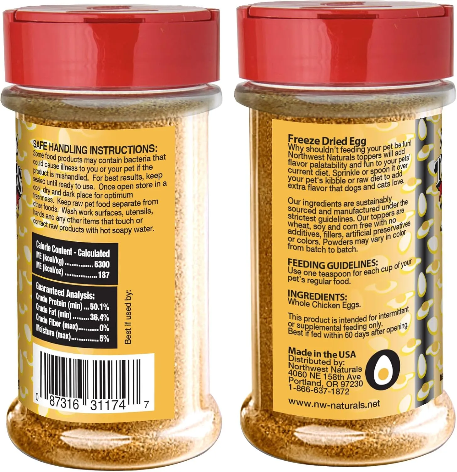 Freeze Dried Topper Whole Egg