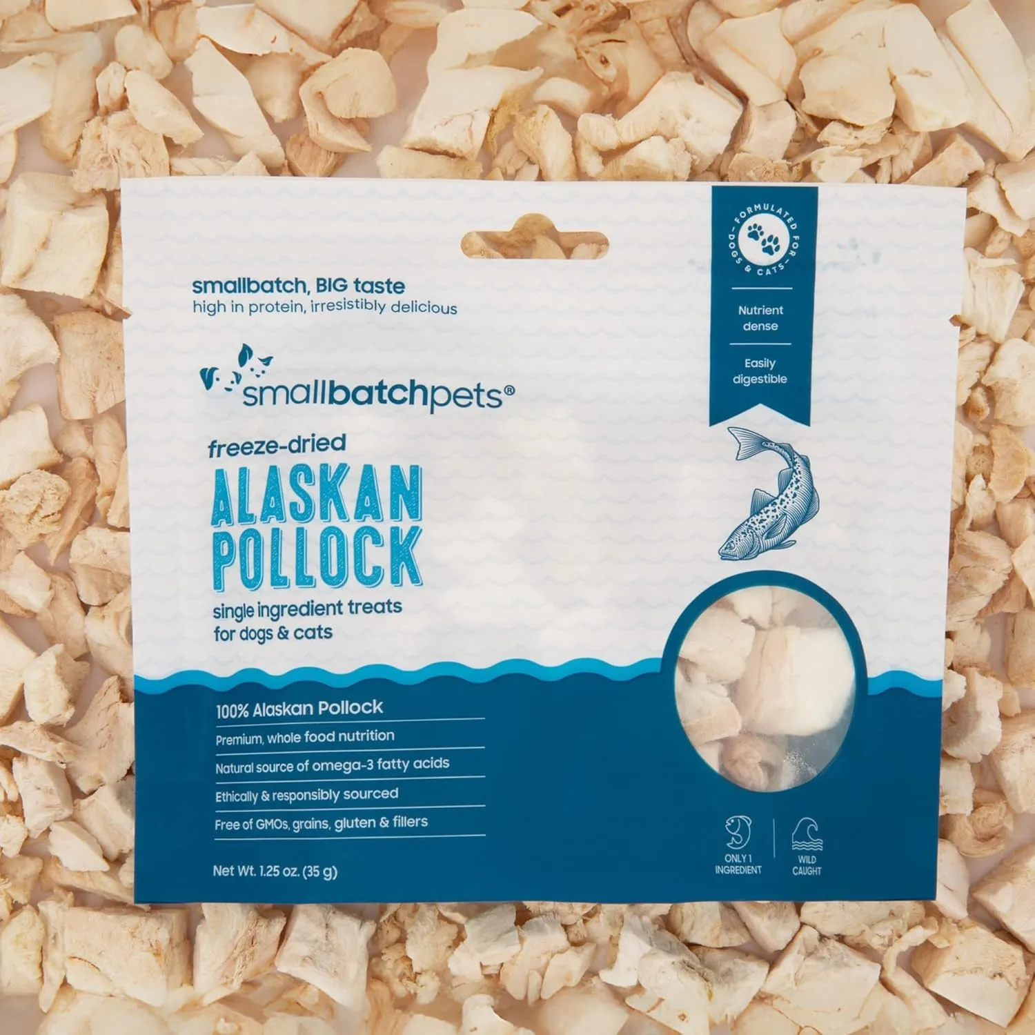 Freeze Dried Pollock Treat
