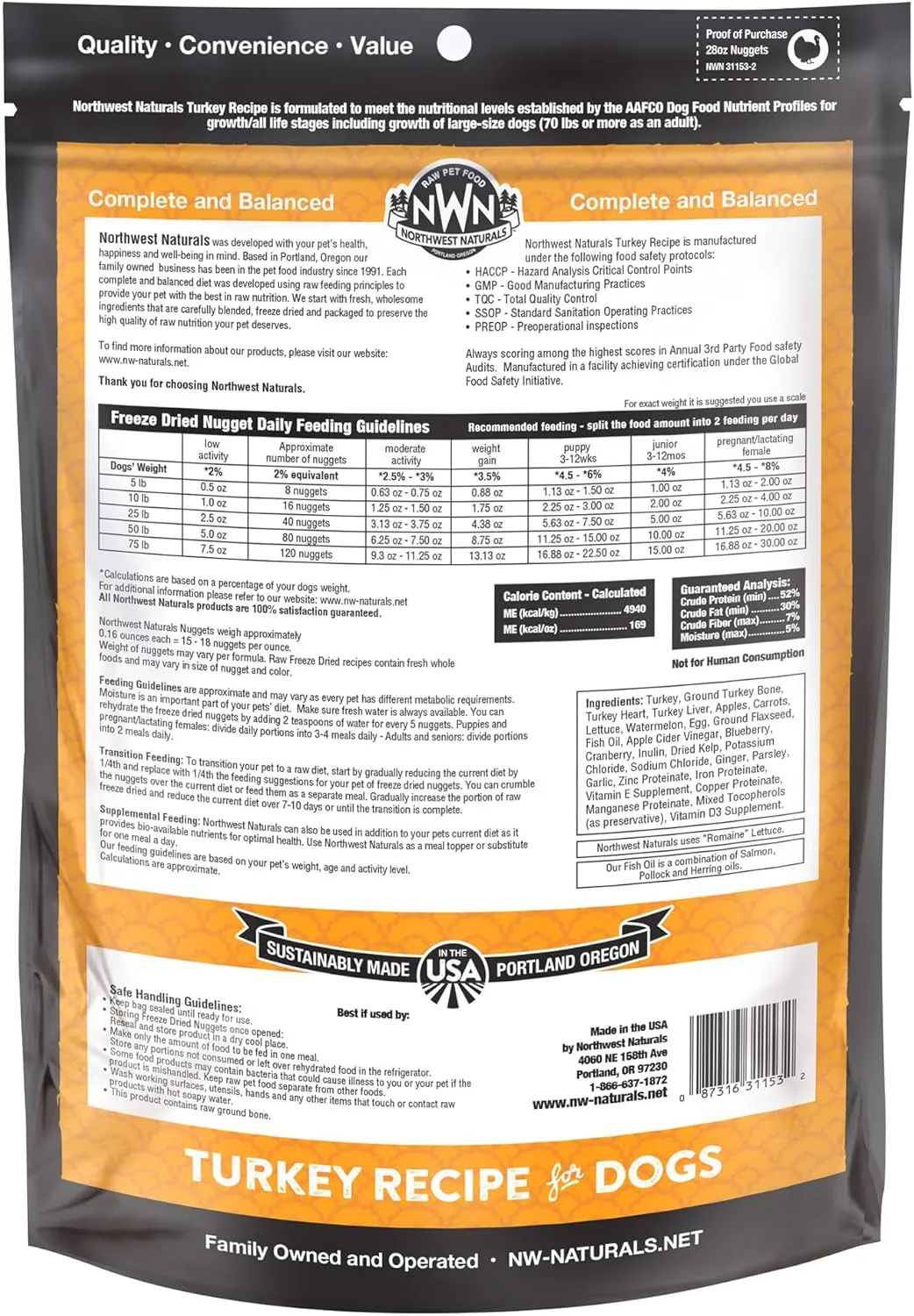 Freeze Dried Turkey Nuggets