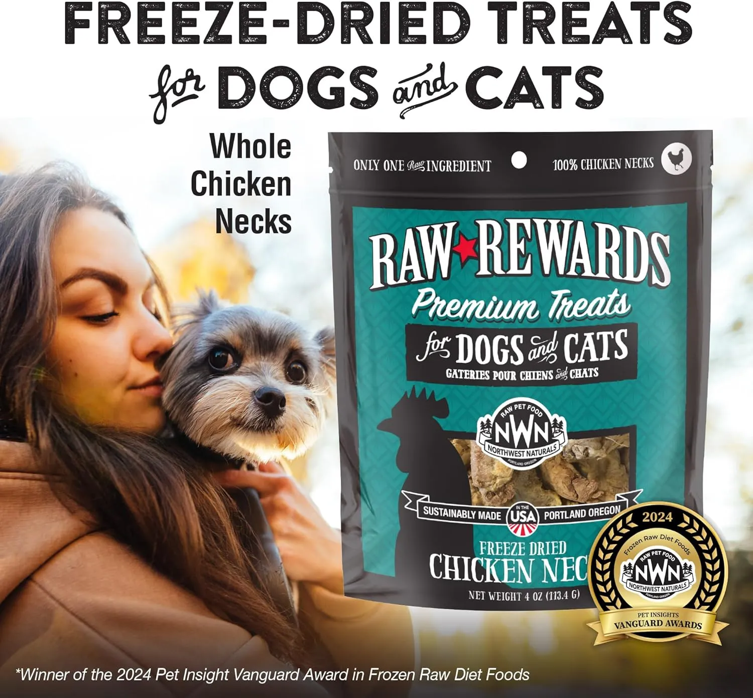 Freeze Dried Chicken Necks