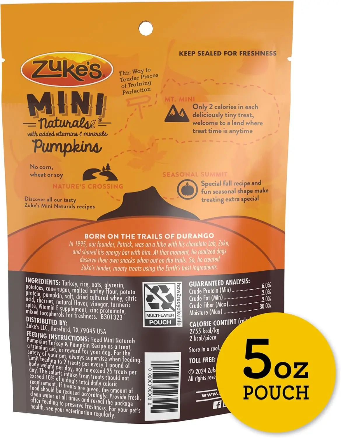 Mini Naturals - Turkey & Pumpkin Flavor