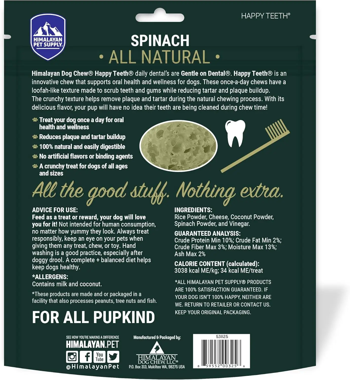 30 Day Daily Dental Spinach
