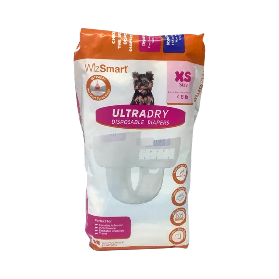 WizSmart UltraDry Disposable Diapers