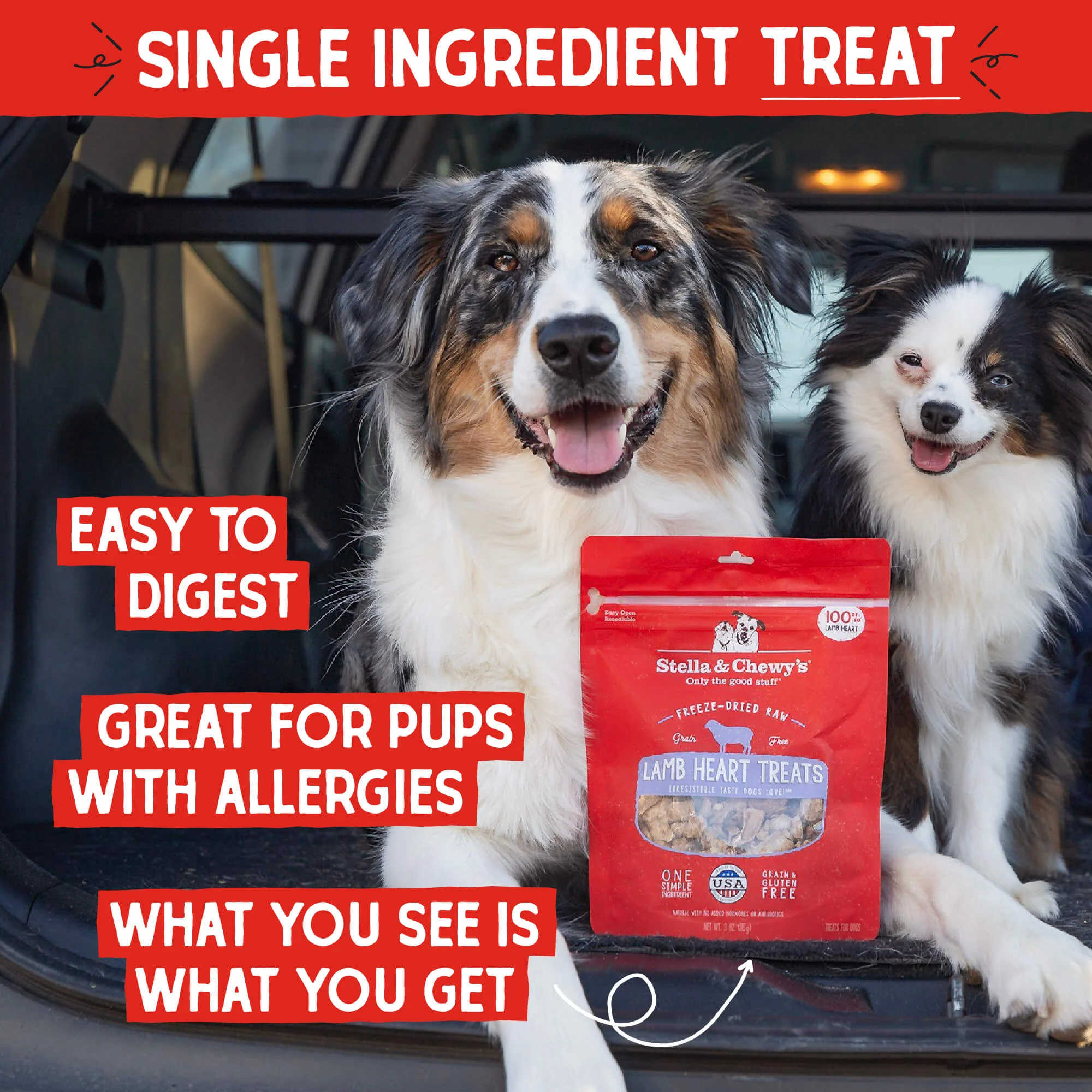 Freeze Dried Single Ingredient - Lamb Heart