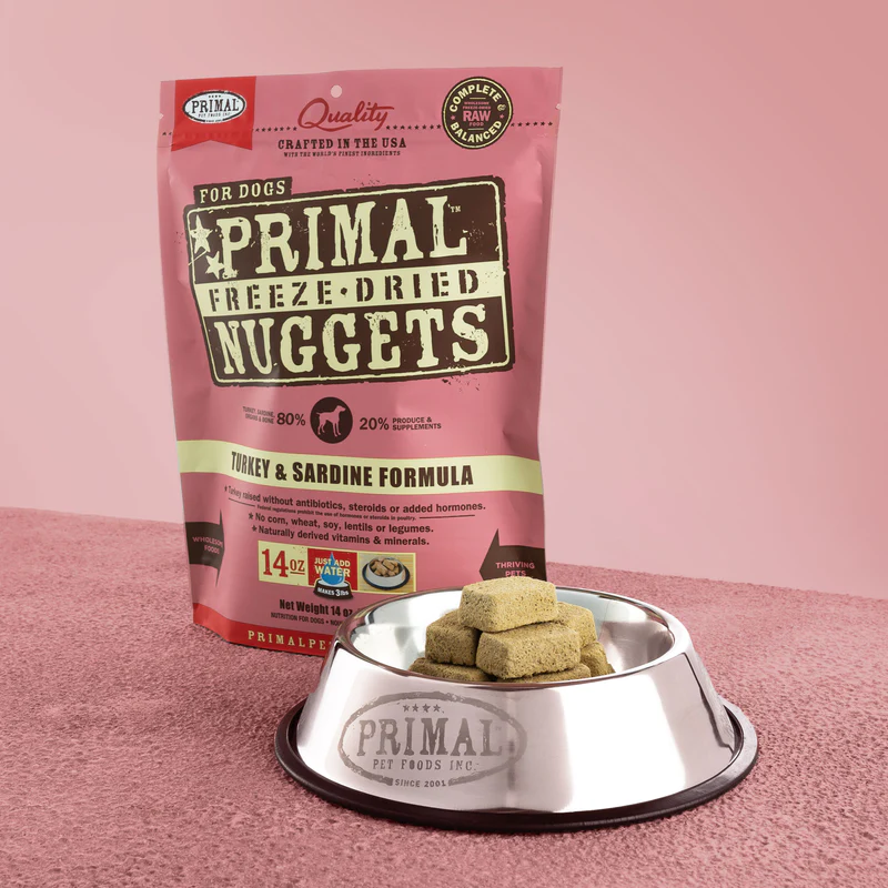 Freeze-Dried Turkey & Sardine Nuggets
