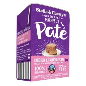 Purrfect Pate Cage-Free Chicken & Salmon Recipe Tetra Pak