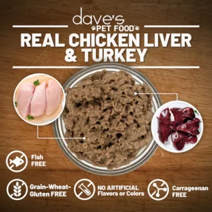 DAVES CATS 95%CHK/LVR/TURKEY*